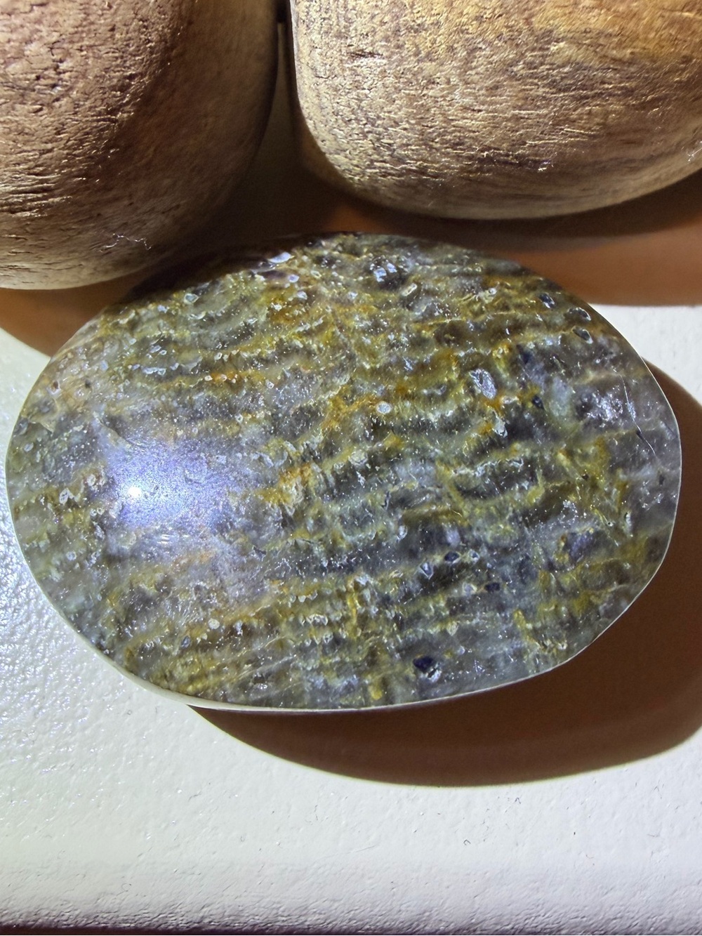 1.95 Inch Amphibole Palmstone